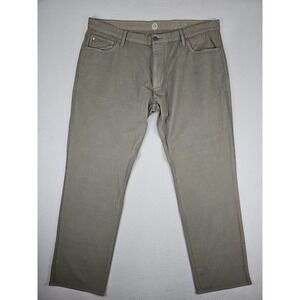 Linksoul Bamboo Five Pocket Pant Men's 40x31 Army Green Straight Leg Chino